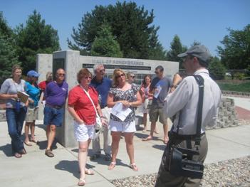 Participants at Wyuka Cemetary