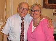 Danielle Friesen-Bethune with Holocaust survivor Irving Roth