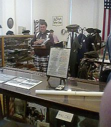 Student writers in the military room at Centennial Hall